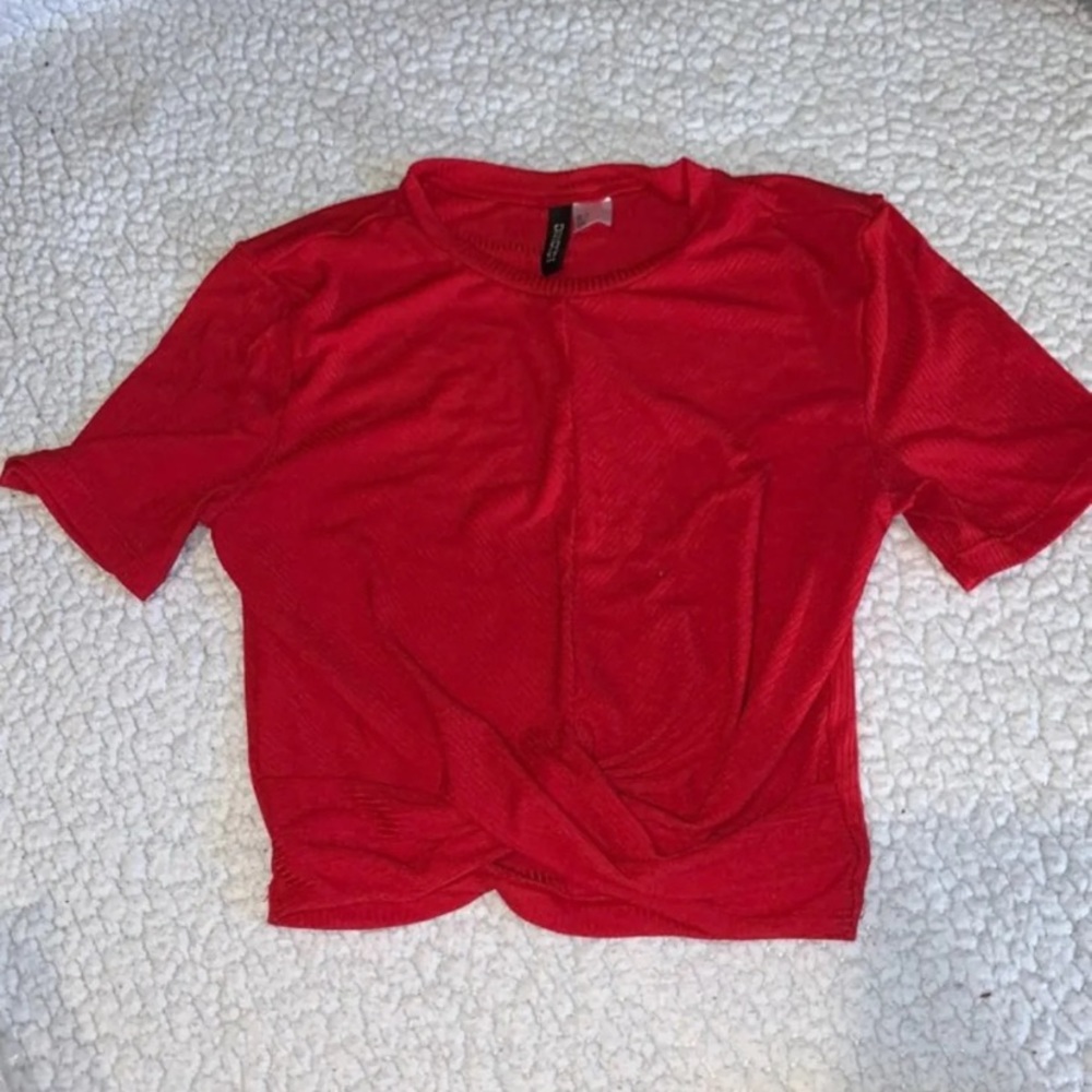 Red Crop Top